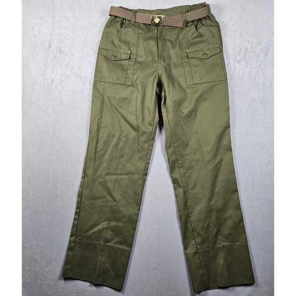 Boy Scouts of America Other - Vintage Boy Scouts of America Pants Mens 36 (Actual 32x32) Green Cargo Belted